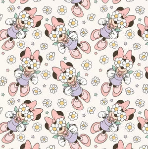 Minnie Mouse polyCotton Fabric Half Yard (18” x 55”)