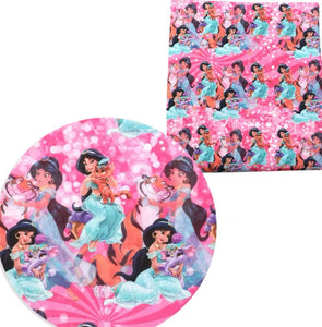 Princess Jasmine Cotton Fabric Half Yard (18” x 55”)