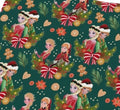 Disney Frozen Princess Anna Elsa Christmas Polycotton Fabric - Half Yard (18” x 55”) 1200822