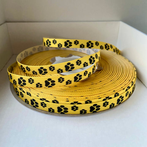 Paws Grosgrain Ribbon