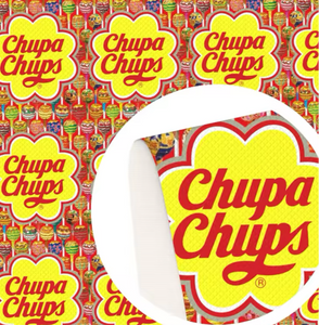 Chups Chups lolly PolyCotton Fabric Half Yard (18” x 55”)