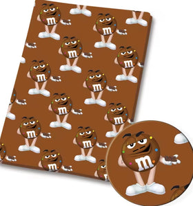 Brown M & M's polyCotton Fabric Half Yard (18” x 55”)