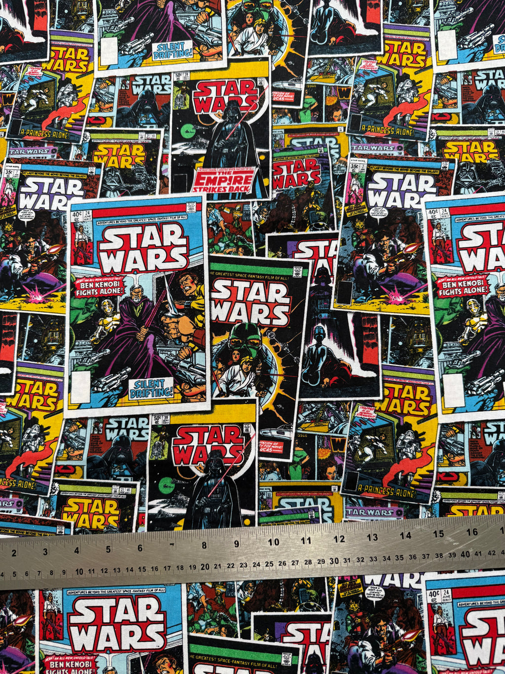Star Wars Cotton Fabric - Half Yard (18” x 55”)
