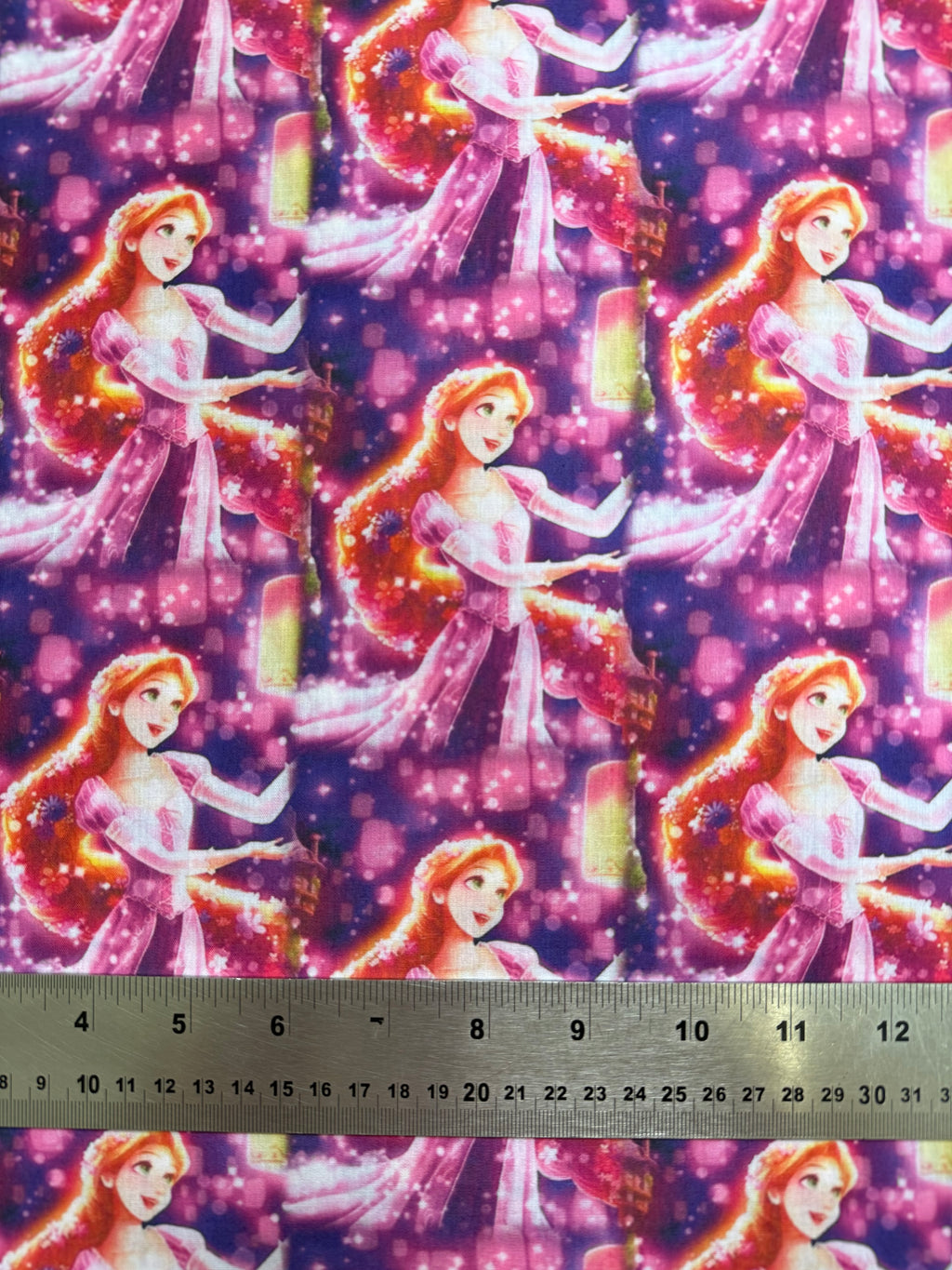Long Hair Princess polyCotton Fabric - Half Yard (18” x 55”)