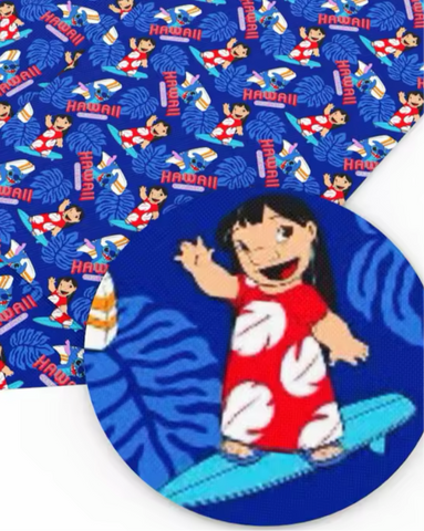 Lilo and Stitch polyCotton Fabric Half Yard (18” x 55”)
