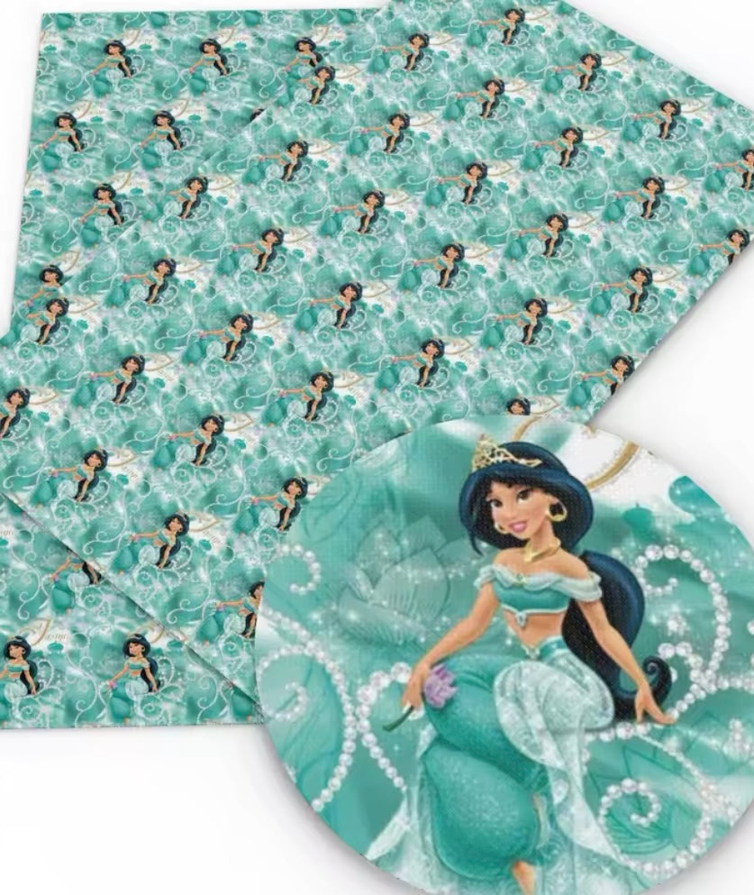 Princess Jasmine Cotton Fabric Half Yard (18” x 55”)