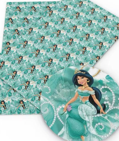 Princess Jasmine Cotton Fabric Half Yard (18” x 55”)