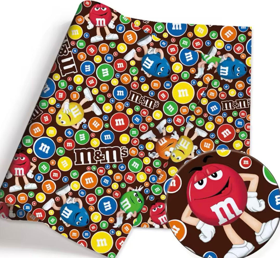 M & M's polyCotton Fabric Half Yard (18” x 55”)