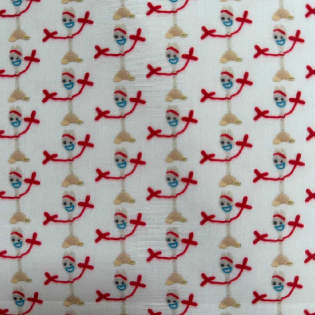 Toy Spork polyCotton Fabric - Half Yard (18” x 55”)