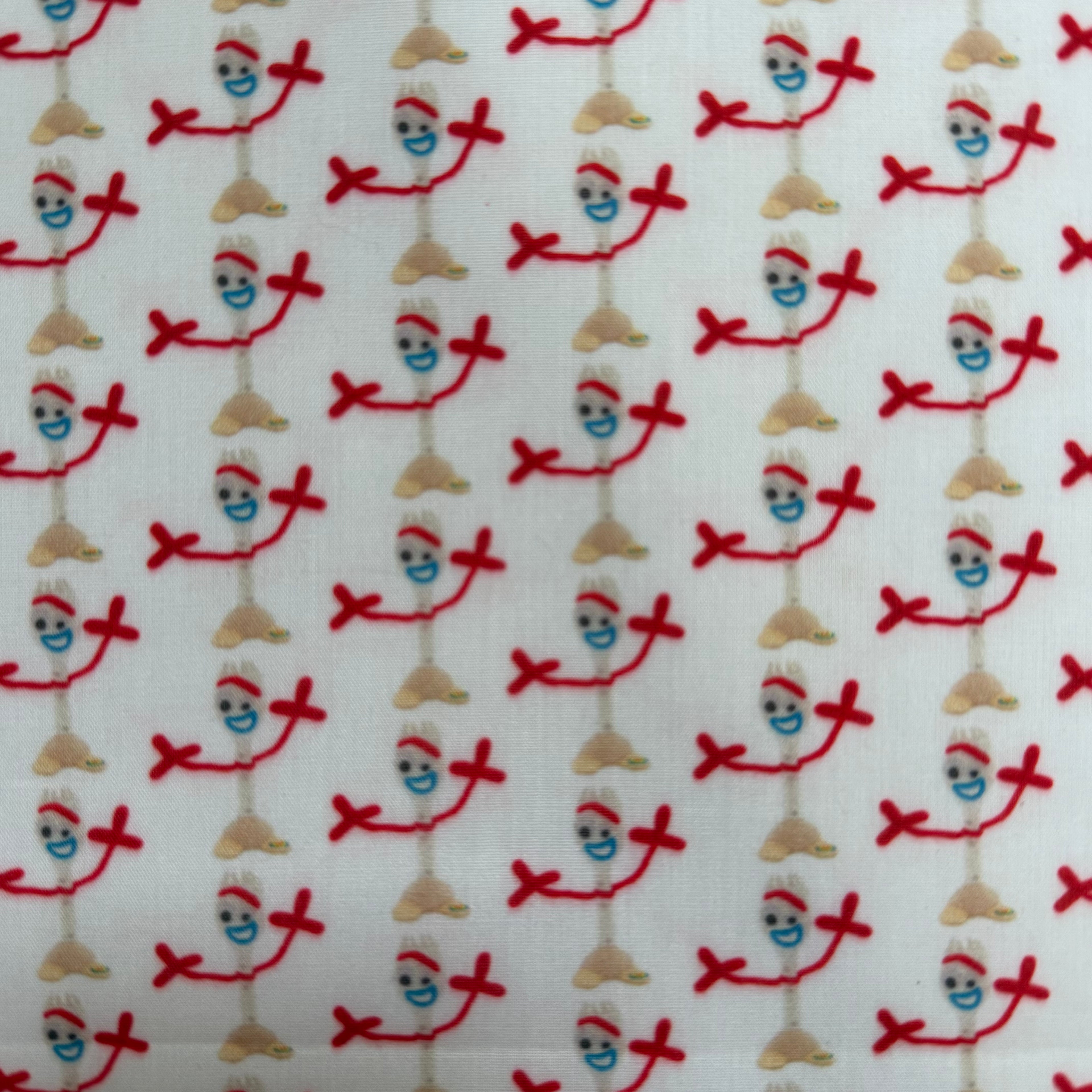 Toy Spork polyCotton Fabric - Half Yard (18” x 55”)