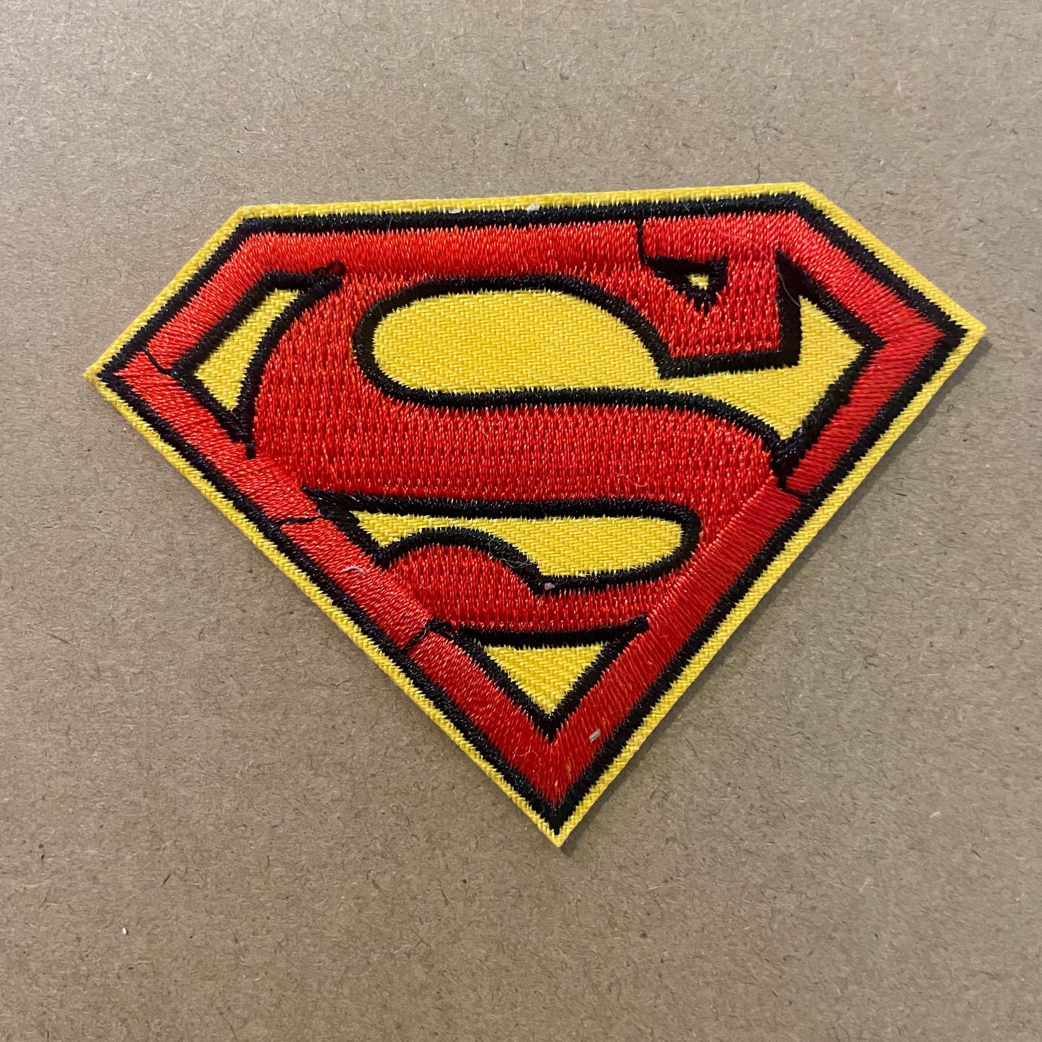 Superman Logo Embroidered Patch