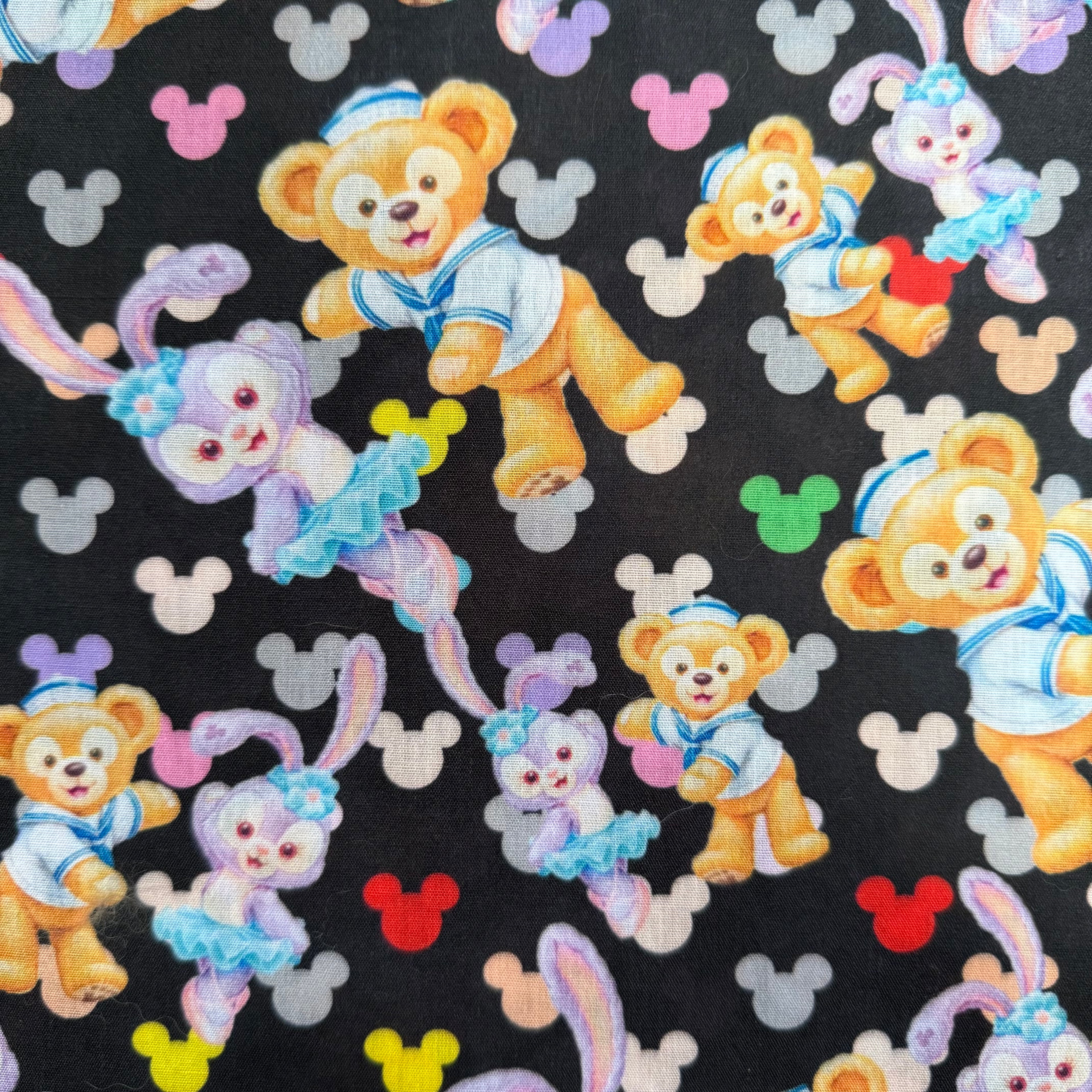 Duffy Bear polyCotton Fabric - Half Yard (18” x 55”)