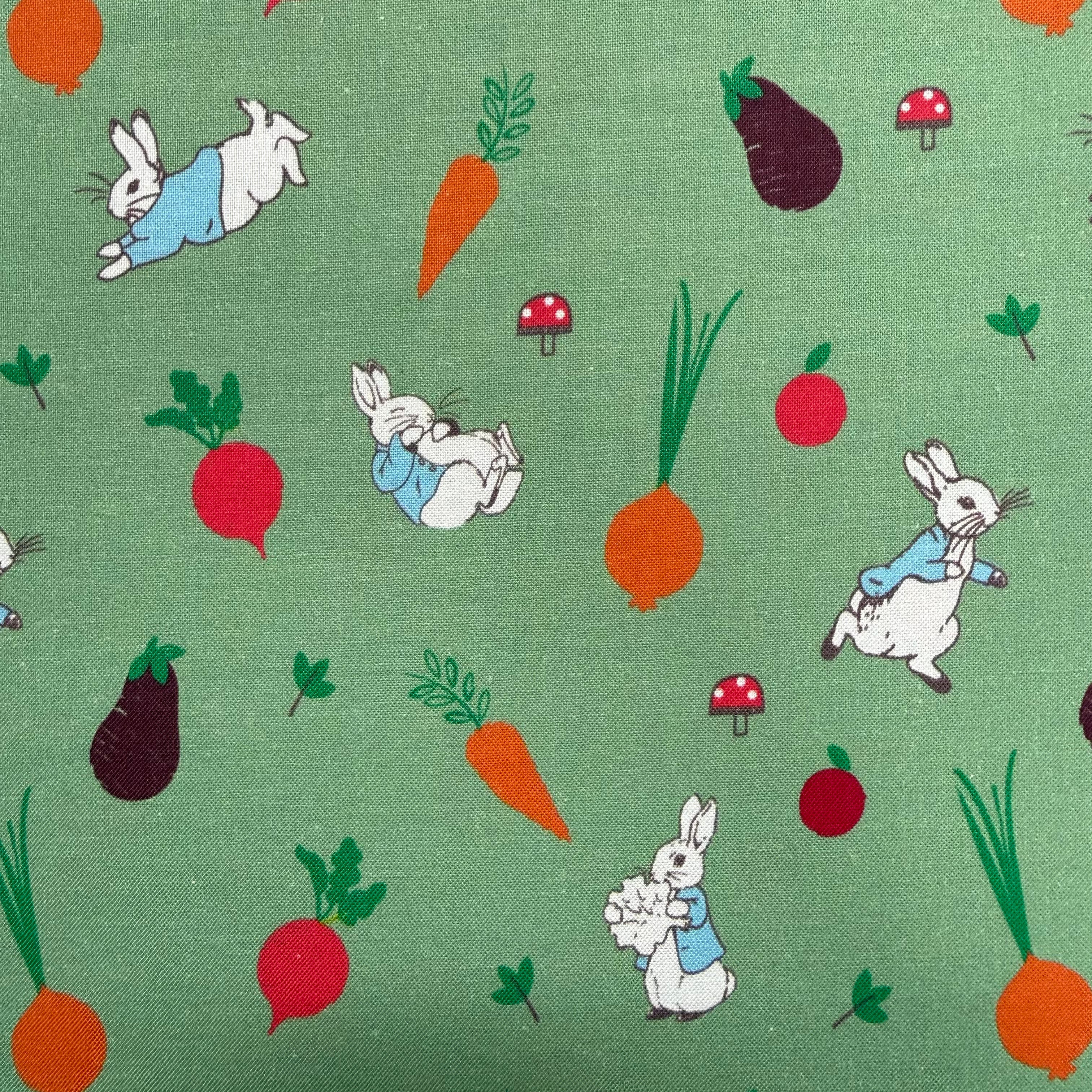 Peter Rabbit Cotton Fabric - Half Yard (18” x L 55”)
