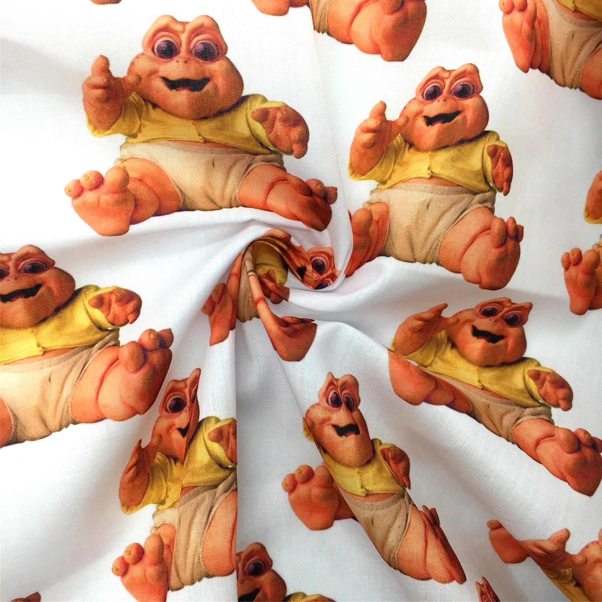 Dinosaurs Baby Sunclair polyCotton Fabric Half Yard (18” x 55”)