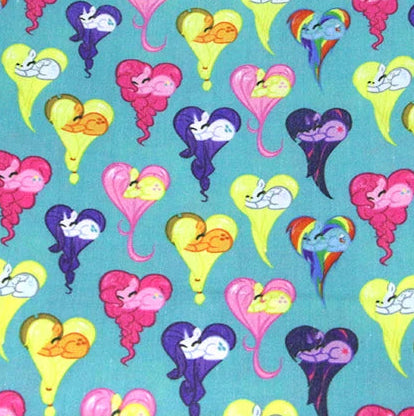 My Little Pony polyCotton Fabric Half Yard (18” x 55”)