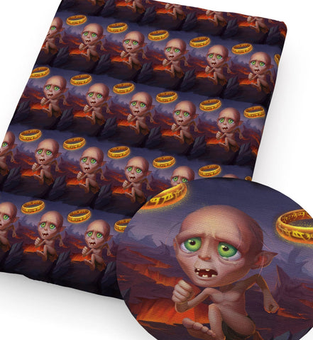 Lord of the rings polyCotton Fabric Half Yard (18” x 55”)