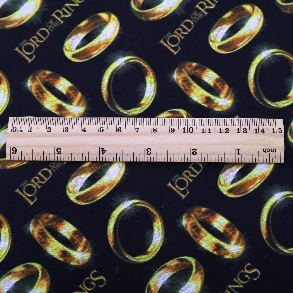 Lord of the rings polyCotton Fabric Half Yard (18” x 55”)