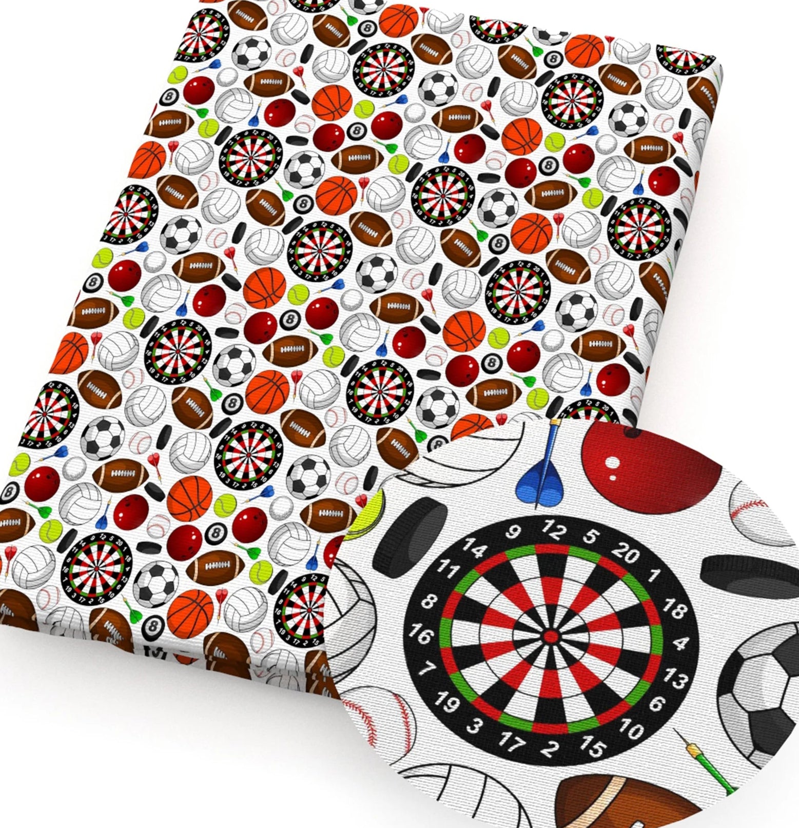 Sports polyCotton Fabric Half Yard (18” x 55”)