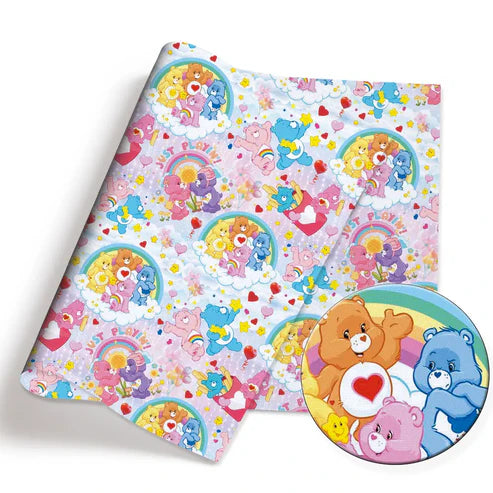 Bear Friends Polycotton Fabric - Half Yard (18” x 55”) 13346