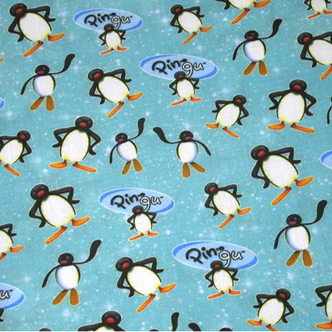 Pingu polyCotton Fabric Half Yard (18” x 55”)