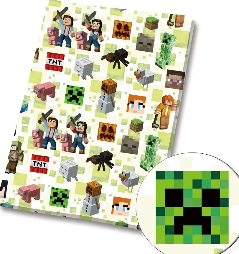 Minecraft polyCotton Fabric Half Yard (18” x 55”) 9506