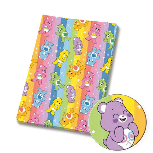 Bear Friends Polycotton Fabric - Half Yard (18” x 55”) 9705