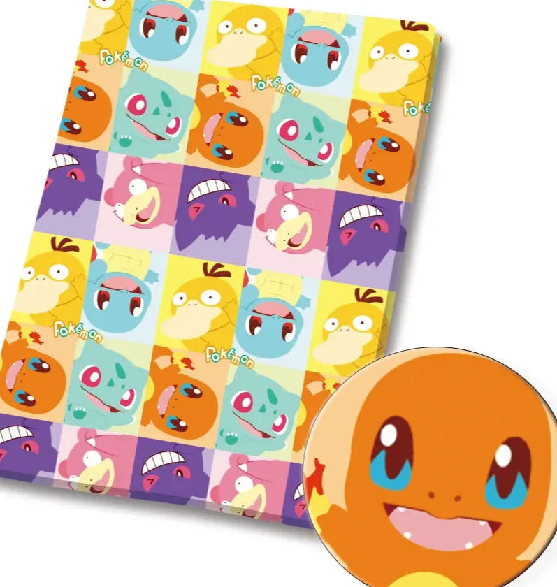 Pokemon polyCotton Fabric Half Yard (18” x 55”)