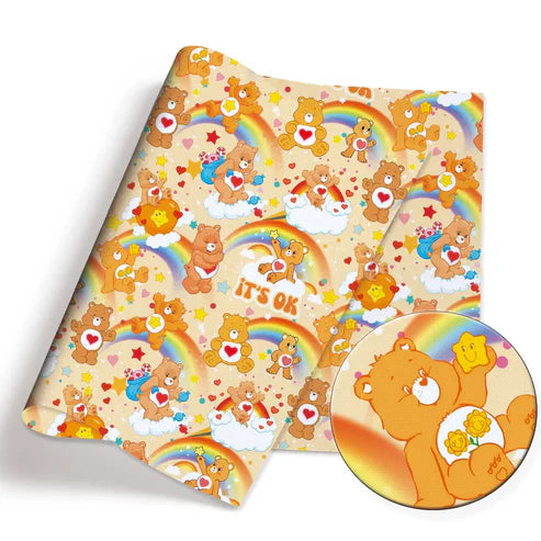 Bear Friends Polycotton Fabric - Half Yard (18” x 55”) 13342