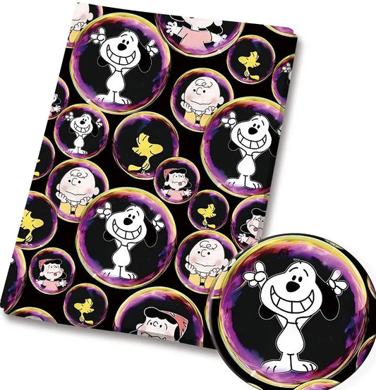 Peanuts Snoopy Charlie Brown polyCotton Fabric Half Yard (18” x 55”) 33272