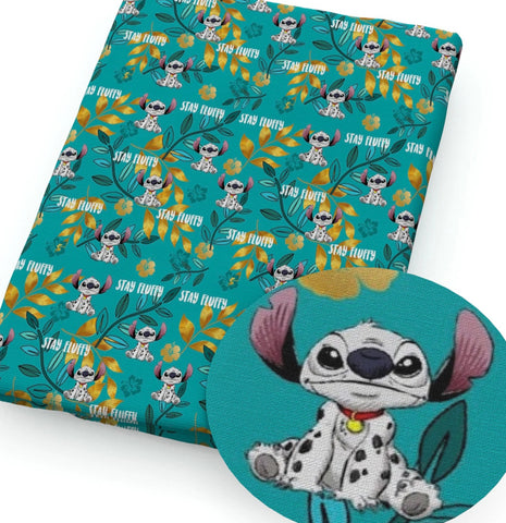 Stitch Dalmatian Cotton Fabric Half Yard (18” x 55”)