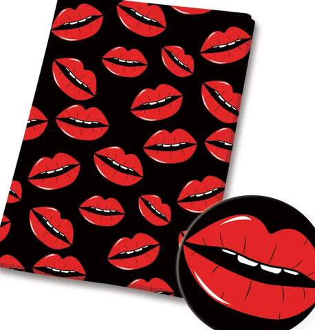 Lips polyCotton Fabric Half Yard (18” x 55”)
