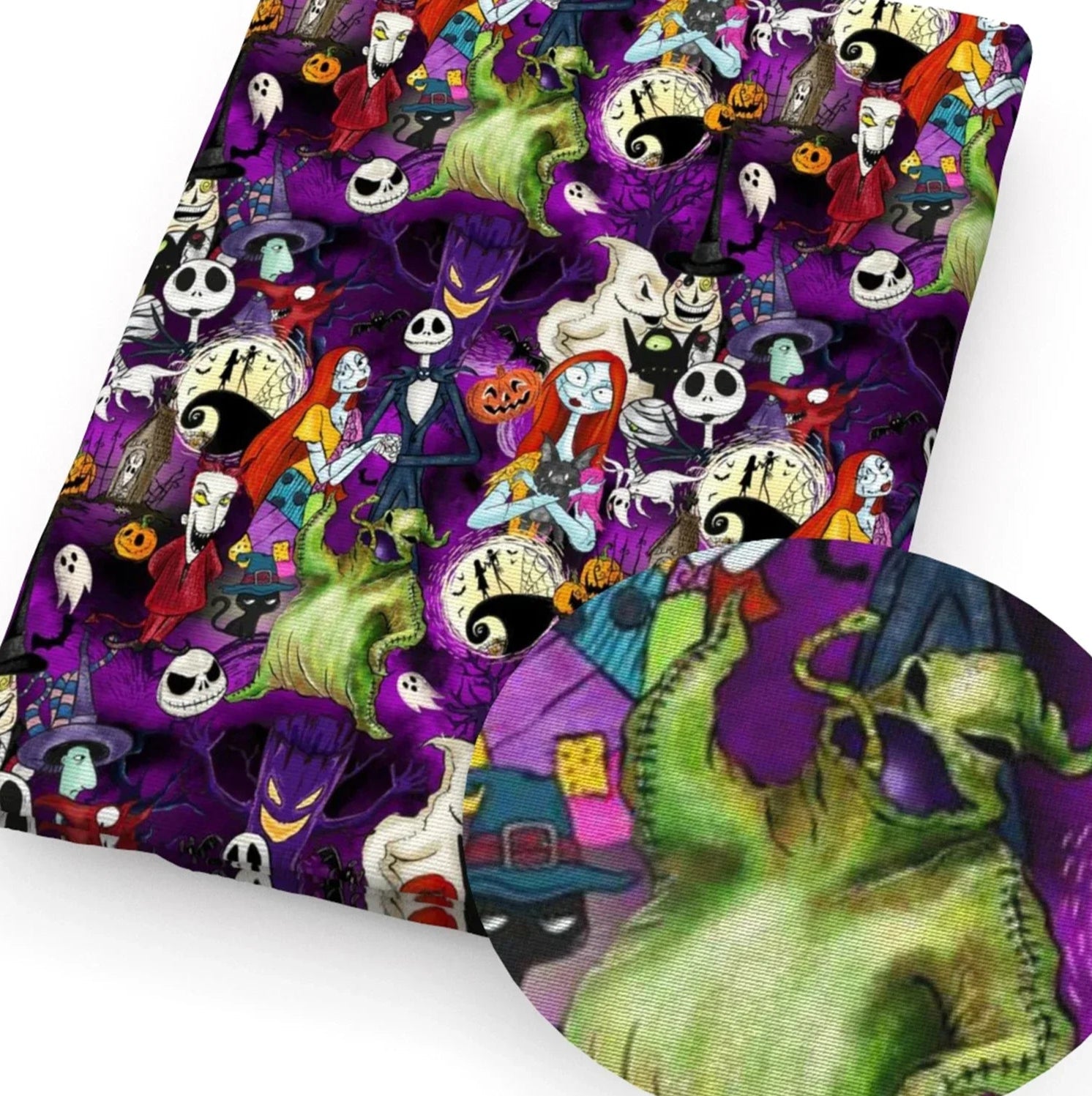 Nightmare Before Christmas polyCotton Fabric Half Yard (18” x 55”)