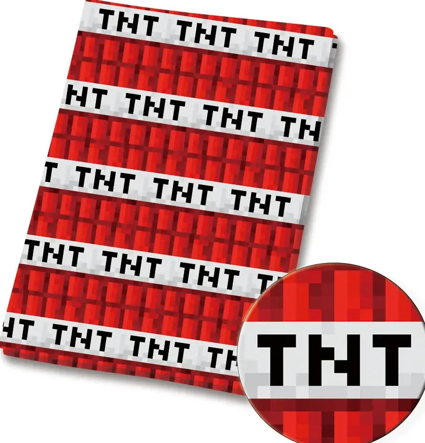 Minecraft polyCotton Fabric Half Yard (18” x 55”) 9501