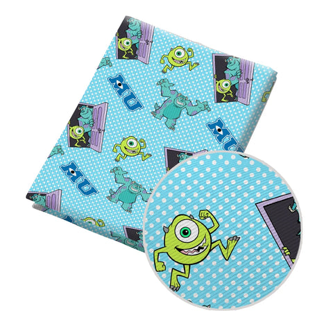 Monsters Inc Cotton Fabric Half Yard (18” x 55”)