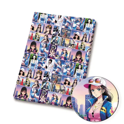 Anime Pirate Polycotton Fabric - Half Yard (18” x 55”) 12724
