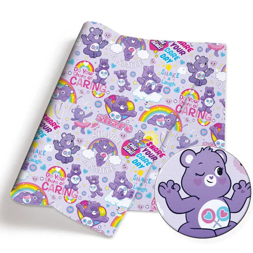 Bear Friends Polycotton Fabric - Half Yard (18” x 55”) 13339