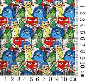 Inside Out Cotton Fabric Half Yard (18” x 55”)