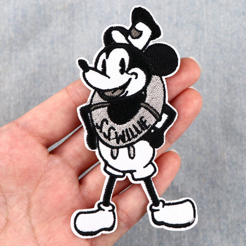 Steamboat Willie Embroidered Patch