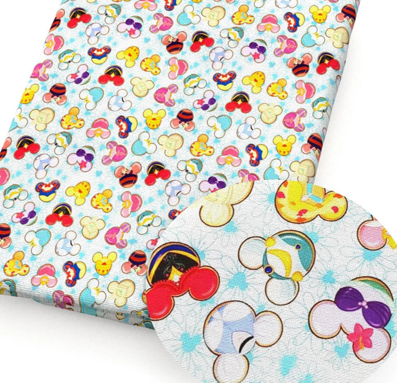 Mickey polyCotton Fabric Half Yard (18” x 55”)