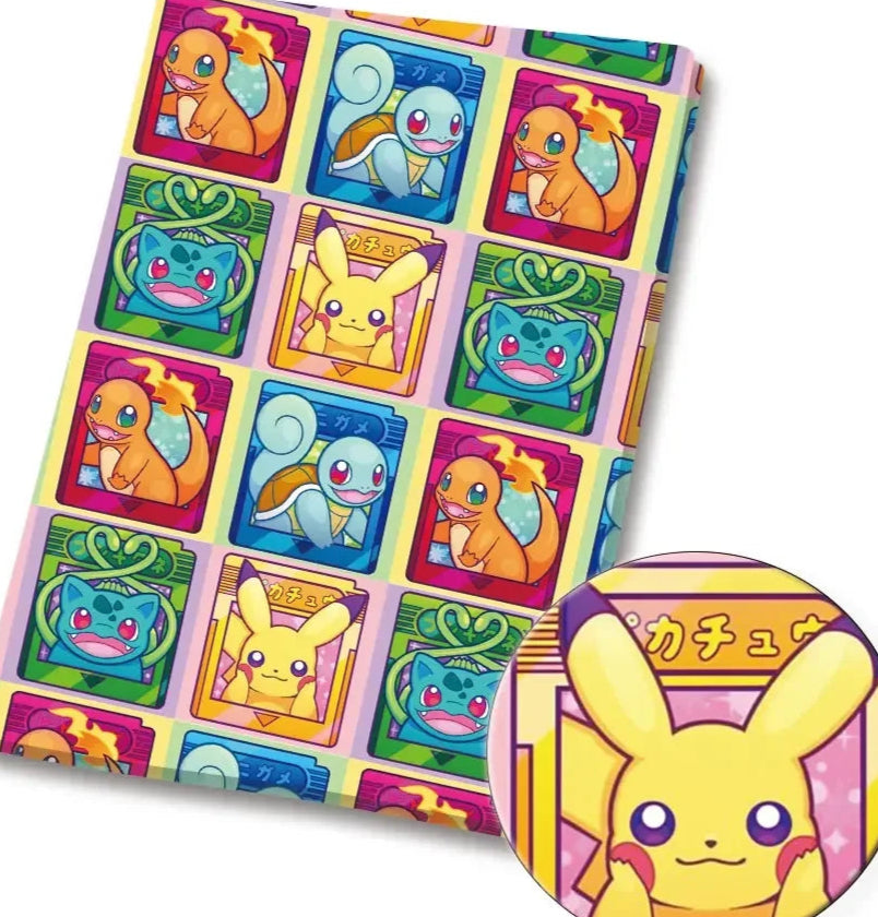 Pokemon polyCotton Fabric Half Yard (18” x 55”)