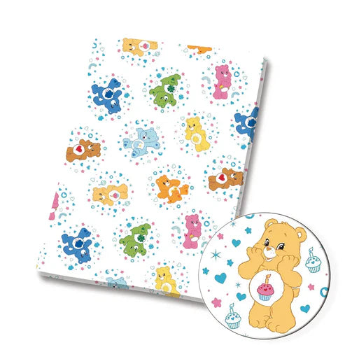 Bear Friends Polycotton Fabric - Half Yard (18” x 55”) 6979