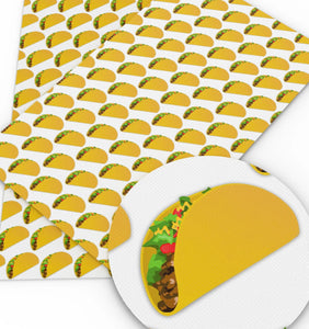 Tacos PolyCotton Fabric Half Yard (18” x 55”)