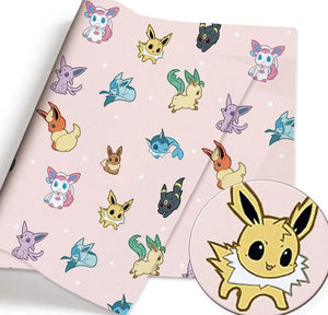 Pokemon PolyCotton Fabric Half Yard (18” x 55”)