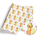 Cartoon Apple Pony polyCotton Fabric Half Yard (18” x 55”) 86135