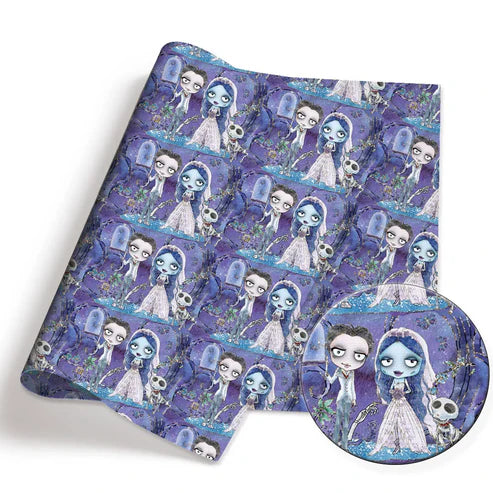 Gothic Romance Girl Polycotton Fabric - Half Yard (18” x 55”) 83081