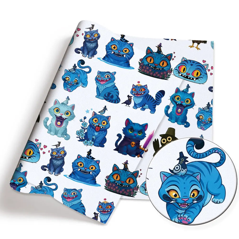 K-Pop Fantasy Anime Polycotton Fabric - Half Yard (18” x 55”) 47531