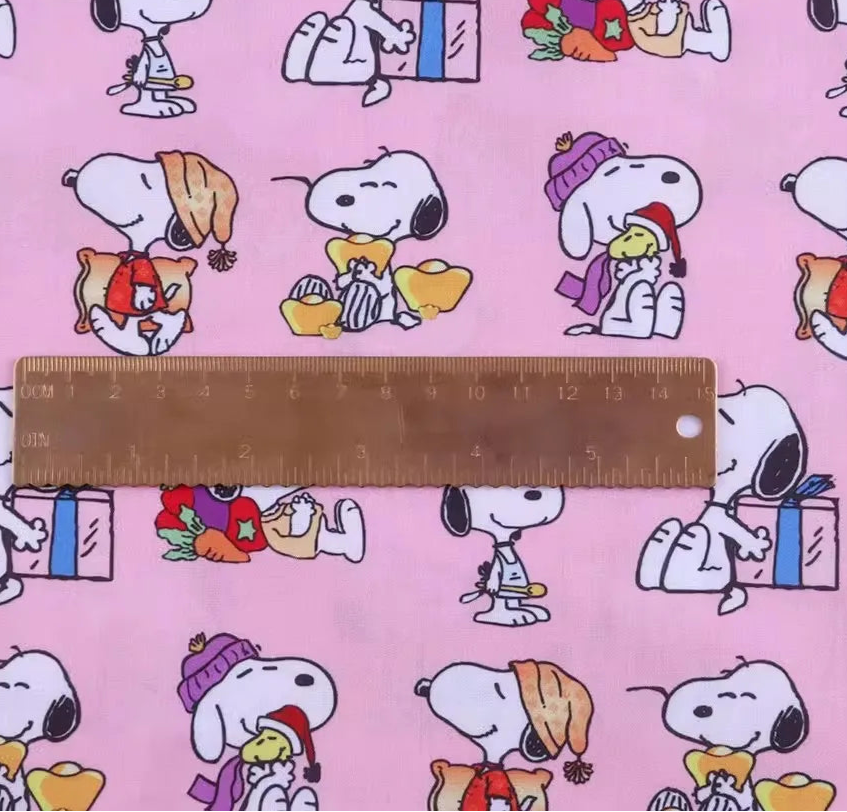 Snoopy polyCotton Fabric Half Yard (18” x 55”)