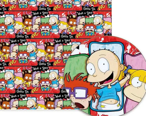 Rugrats Cotton Fabric Half Yard (18” x 55”)