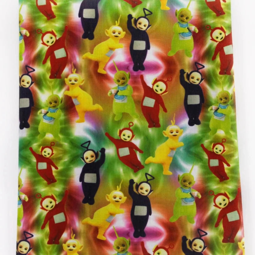 Teletubbies Cotton Fabric Half Yard (18” x 50”)