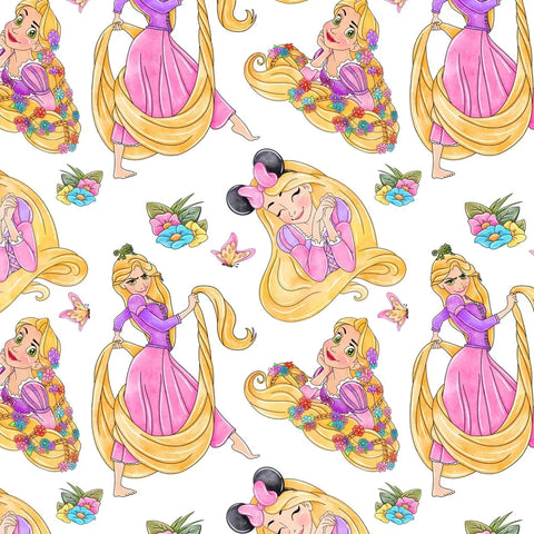 Rapunzel Cotton Fabric Half Yard (18” x 55”)